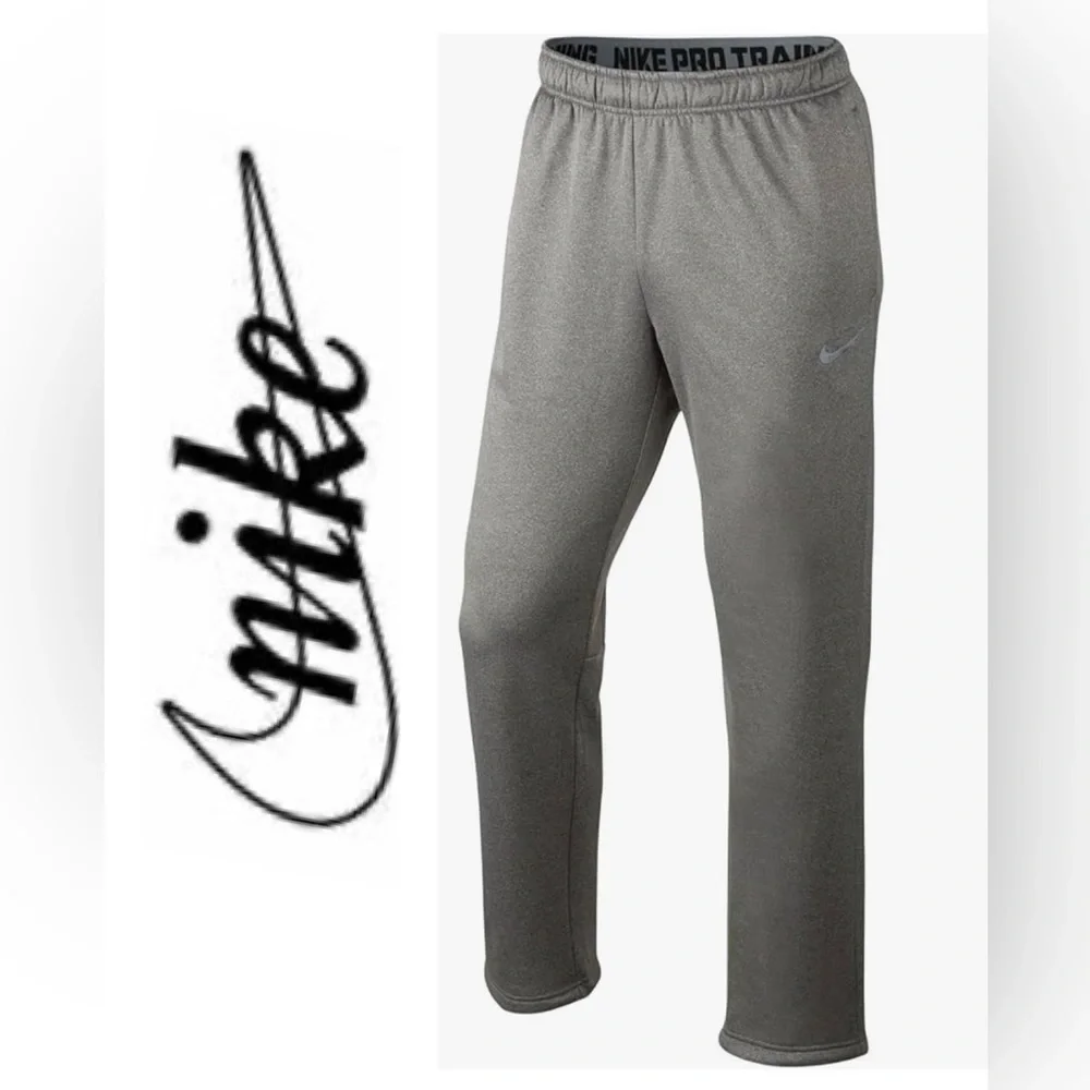 Nike Therma Fit‎ Men’s XL Gray KO 3.0 Poly Athletic Pants